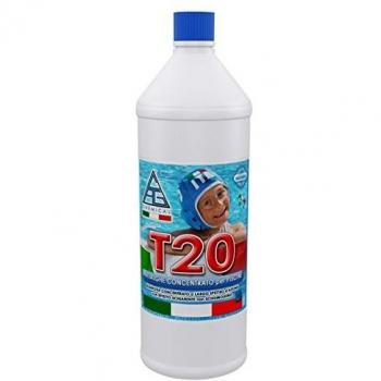 C.A.G Chemical 20T0010 T20 Antialghe Liquido, Concentrato a Basso Potere Schiumogeno