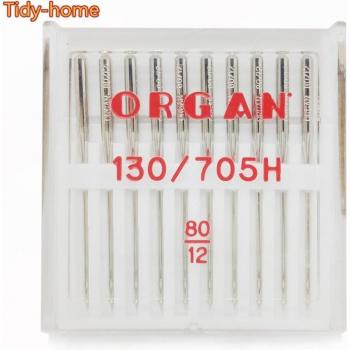 10pcs/pack HAX1 Sewing Machine Needles for Cotton and Linen, Sizes 130/705H (80, 90, 100, 110)