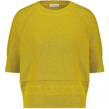 GERRY WEBER Kurzarmpullover Senf Größe 38