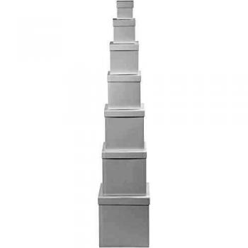 Boîtes Carrées Blanches