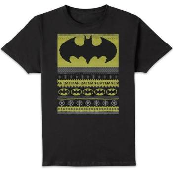DC Comics Batman Christmas Classic Black T‑Shirt (M)