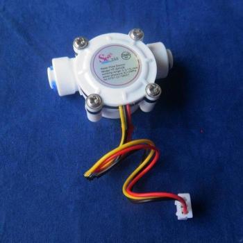 2PCS High Precision Water Flow Sensor DN6 G1/4 0.3-10L/min