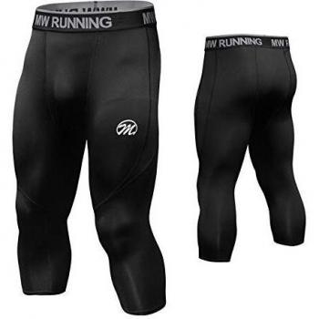 Funktionsunterhose MEETWEE Kompressions-Tight 3/4 – Schwarz, M