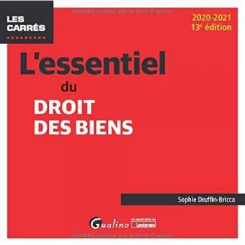 L'essentiel du droit des biens (2020)