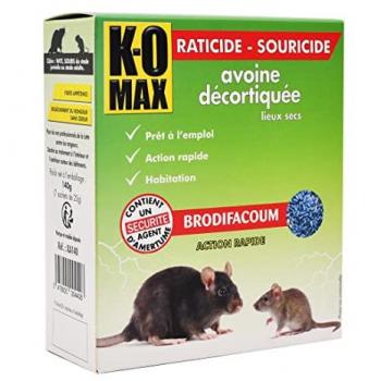 Avoine Kombi Raticide/Souricide KOMAX 140 g