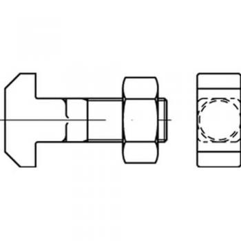 Stahl Schraube 4.6 M16x90 DIN 186