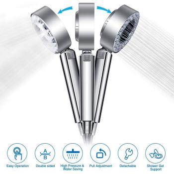 Douche à main haute pression avec shampoing