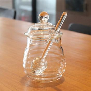 Pot de miel clair 250ml avec accessoire
