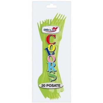 Forchette X 20 Verde Acido