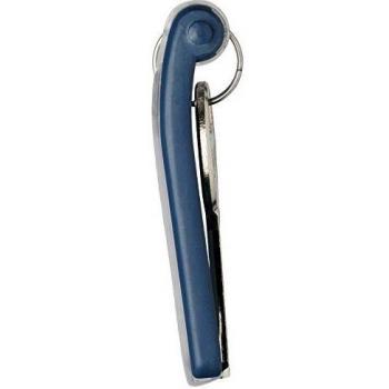 Porte-clés en plastique Noir 25 x 65 mm Lot de 6