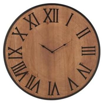 Horloge Murale Élégance Noir-Naturel