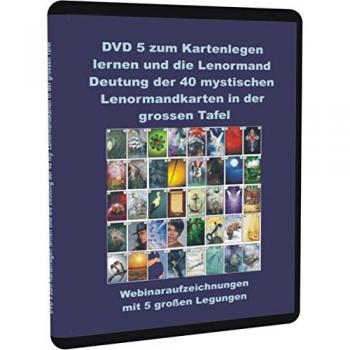 Kartenlegen lernen und die Lenormand Deutung der 40 mystischen Lenormandkarten in der grossen Tafel DVD 5