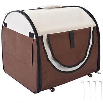 Caja de Alojamiento PawHut – Bolsillo de Viaje para Mascotas, 61x46x51 cm