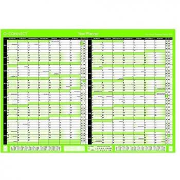 UnMounted Q‑Connect 16‑Month Planner A2 2020‑21