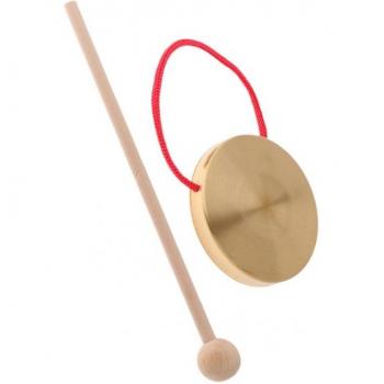 Gong Infantil de Metal con Mazo 10 cm