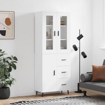 VidaXL White Engineered Wood Highboard