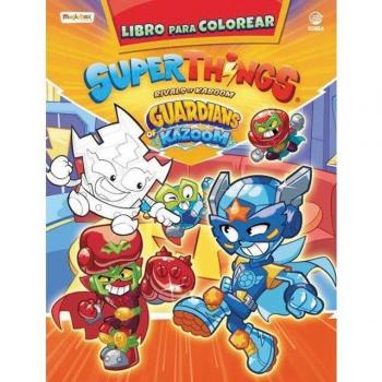 Libro para colorear superthings guardians of kazoom