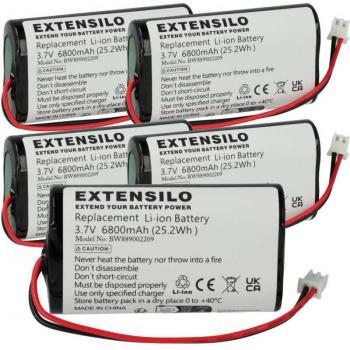 Ensemble de Batteries Li-ion 6800mAh pour Weilburg