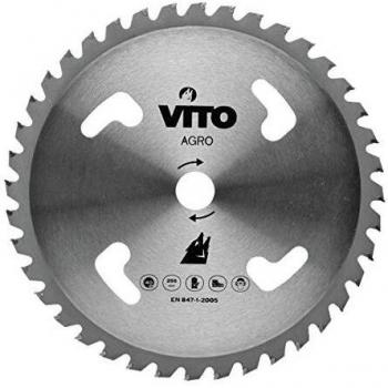 Lame 40 dents VITO 255mm en Tungstène pour débroussailleuse