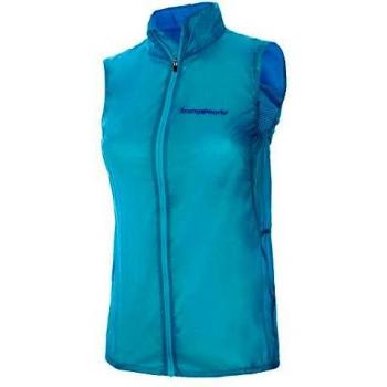 Trangoworld Chaleco Azara Mujer, Azul Turquesa/Azul Oscuro, Talla L