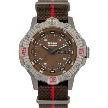 Traser H3 110669 Tactical Braun Titan Armbanduhr 46mm