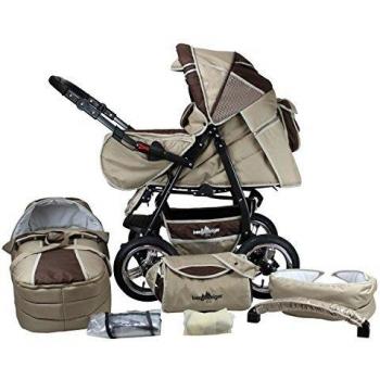 Bergsteiger Kombikinderwagen Rio inkl. Softtragetasche und Wickeltasche