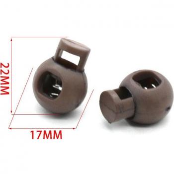 10PCs Plastic Ball Round Cord Lock Clips for DIY Crafts