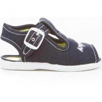 Sandalia Infantil Lona Azul Marino 117 Angelitos