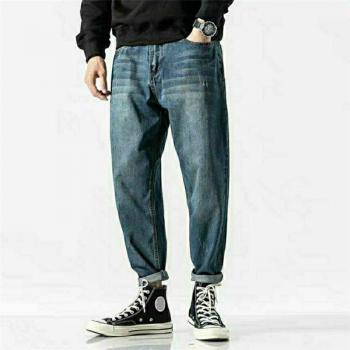 Men's Casual Washed Straight Leg Jeans