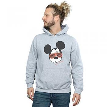Grey Disney Mickey Mouse Sunglass Hoodie (Men) – Small