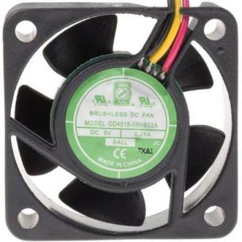 RS Pro DC-Lüfter (Alarm) 40x15 mm – 14,45 m³/h, 5 V, PC‑Lüfter