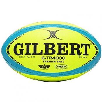 Gilbert G-TR4000 Rugby Ball, Size 3, Fluoro