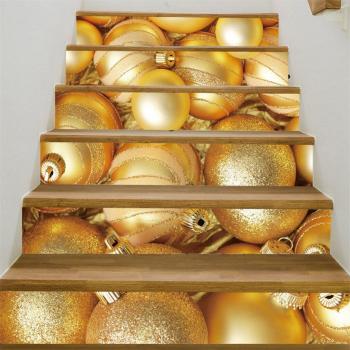 Self-Adhesive Christmas Snowman Stair Stickers