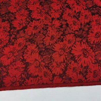 Yarn-dyed Chrysanthemum Brocade Fabric for Dressmaking