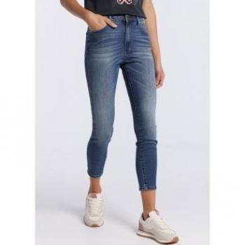 Lois Skinny Ankle Blue 133207-20108-2016 a Vita Alta 30