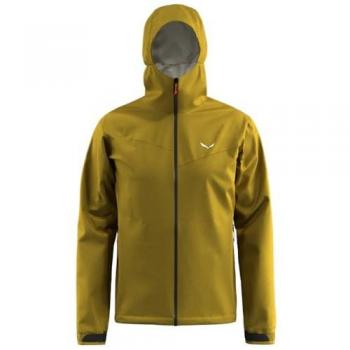 Chaqueta Salewa Puez Aqua 4 con Capucha 2.5L Verde Caqui XXL