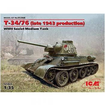 Modello ICM 35366 T‑34/76 – Carro Medio Sovietico Seconda Guerra Mondiale