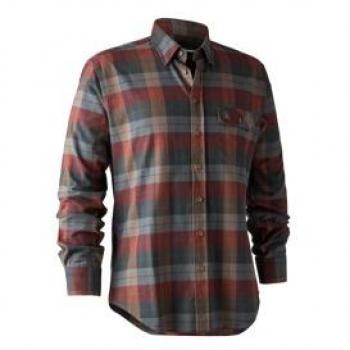 Hirschjäger Herrenhemd Aiden Rot 47/48