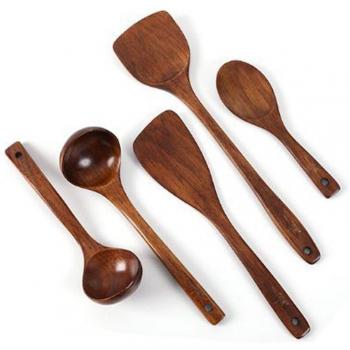 Espátula giratoria de madera