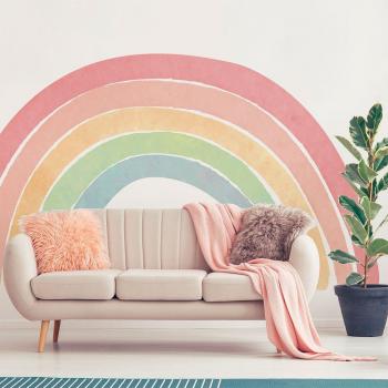 Papier Peint Arc-en-Ciel Pastel