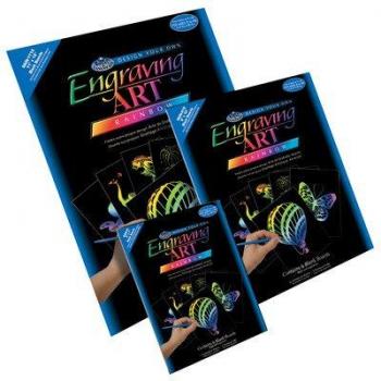 Royal & Langnickel Engraving Art Rainbow 11 x 14 inch Blank Board (6 Pack)