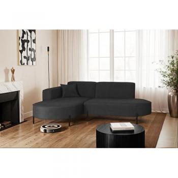 Noel Stoff L‑Form Ecksofa