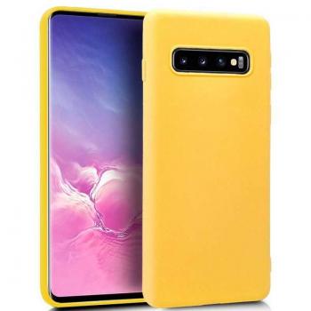 Capa Amarela de Silicone COOL para Galaxy S10
