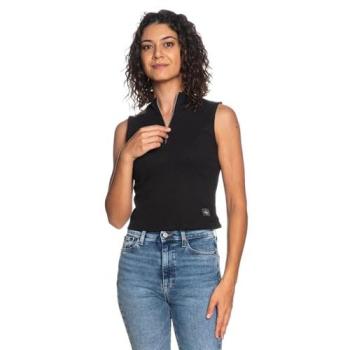 Top crop noir Calvin Klein