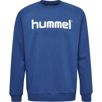 Hummel Cotton Logo Pullover Blau 2XL