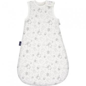 Alvi Baby‑Maxime 1,5 TOG Schlafsack (Unisex) – Farbe Weiß/Grau – Größe 50