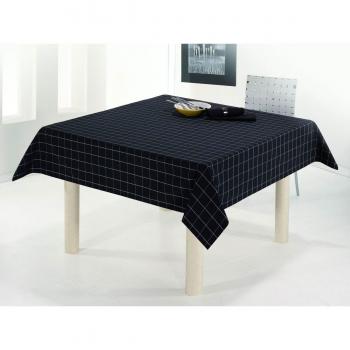 Set de Mantel y Servilletas León 140x140 negro