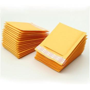 Kraft Yellow Bubble Envelope Bundle – 10pcs, 8 Sizes