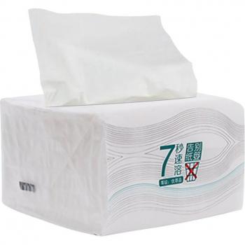 Papier toilette blanc 3 plis en vrac 150 pompages
