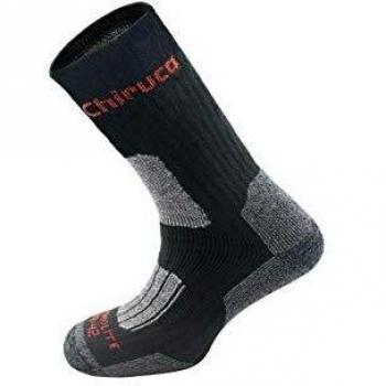 Anti‑Blister Long Socks – Chiruca Thermolite, Black/Grey, L